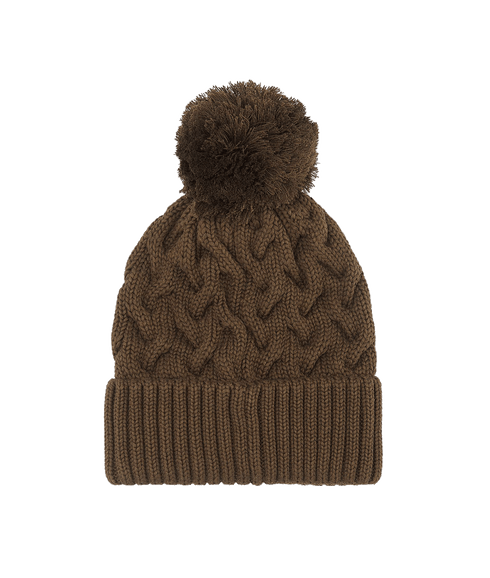 Gainford Cable Beanie - Green