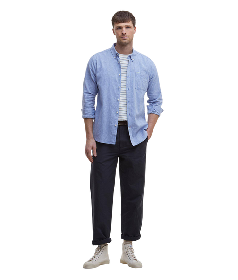 Nelson Tailored Shirt - Blue