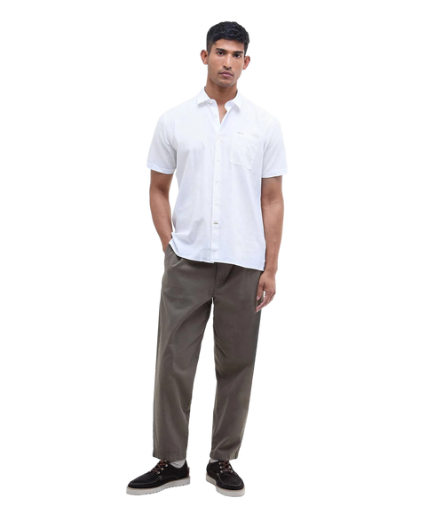 Nelson S/S Summer Fit Shirt - White