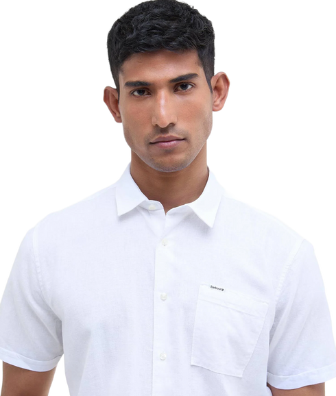 Nelson S/S Summer Fit Shirt - White