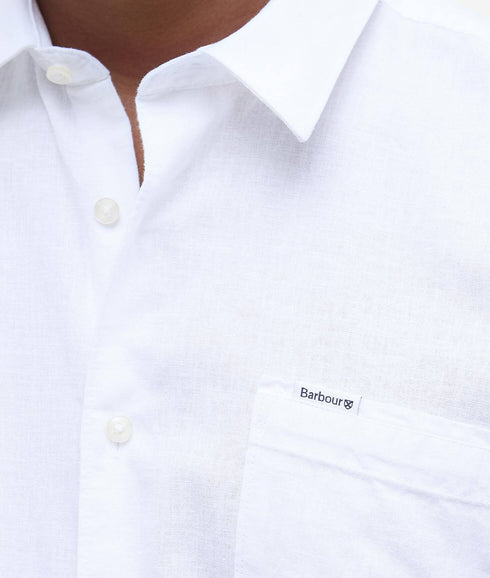 Nelson S/S Summer Fit Shirt - White