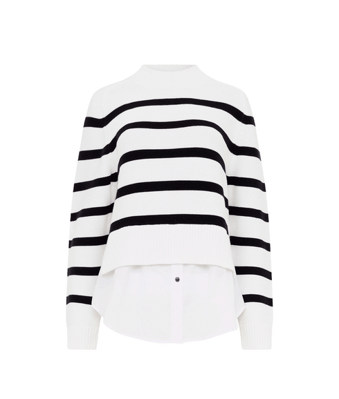 Lily Mozart Poplin Mix Top - Multi