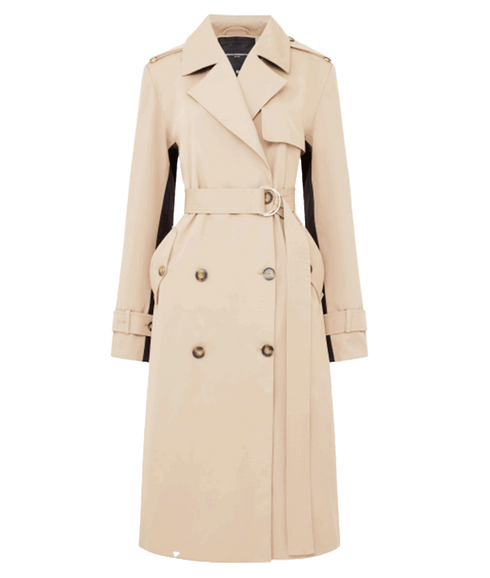 Coco Twill Trench Coat - Beige