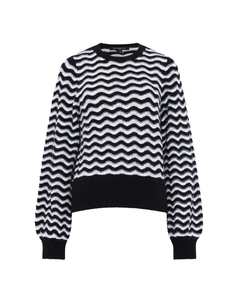 Natasha Recycled Scallop Jumper - Multi
