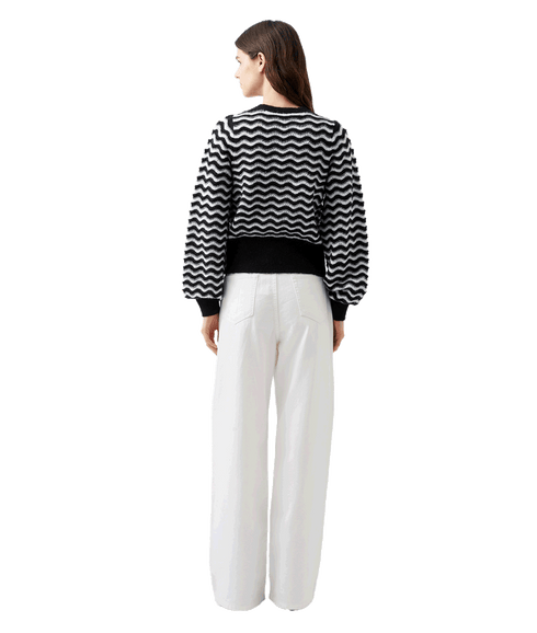 Natasha Recycled Scallop Jumper - Multi