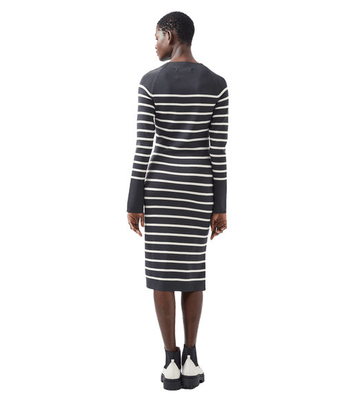 Milena Striped Knit Midi Dress - Multi