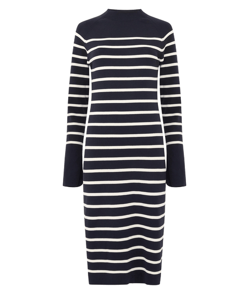 Milena Striped Knit Midi Dress - Multi