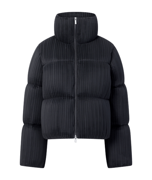 Dinara Crinkle Puffer Jacket - Black