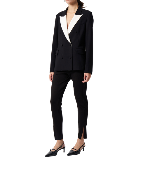 Whisper Double Breasted Blazer - Black