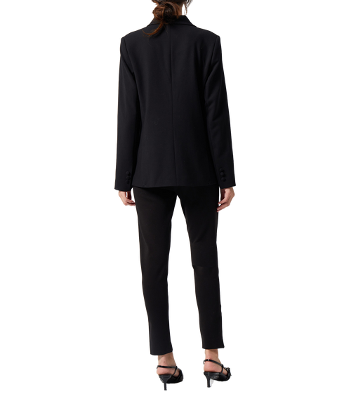 Whisper Double Breasted Blazer - Black