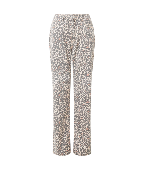 Charlie Printed Straight Jean - Multi