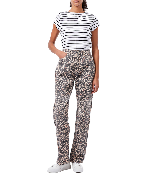 Charlie Printed Straight Jean - Multi