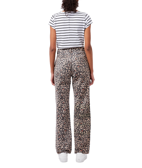 Charlie Printed Straight Jean - Multi