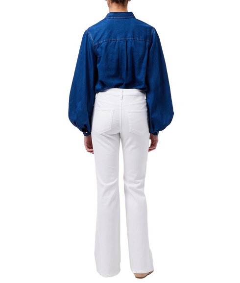 Zaves Chambray Slv Shirt - Blue