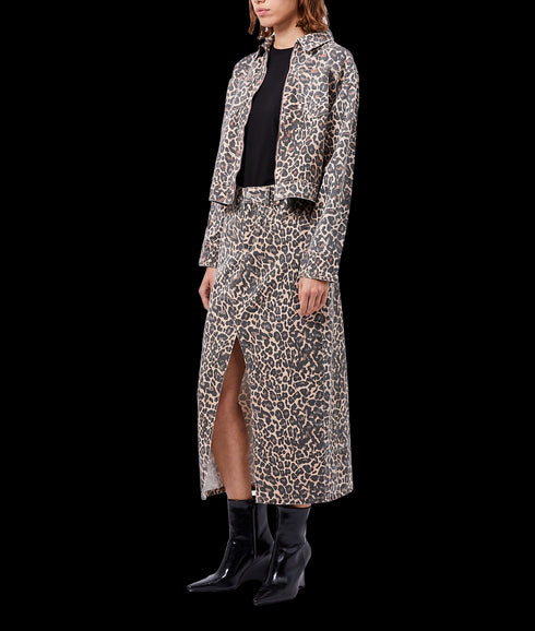 Charlie Printed Denim Jacket - Multi