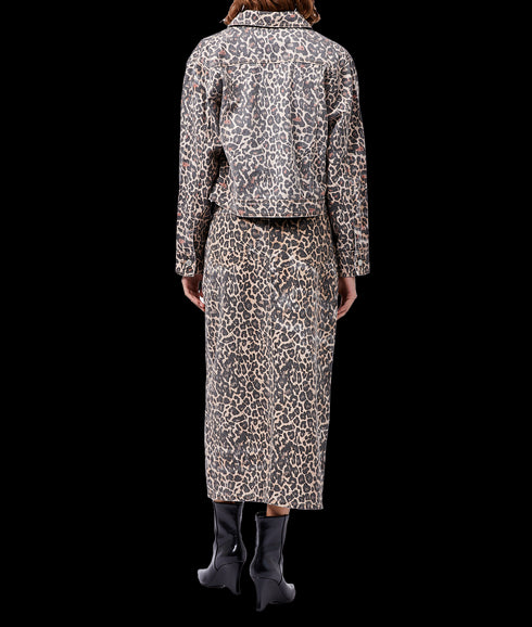 Charlie Printed Denim Jacket - Multi