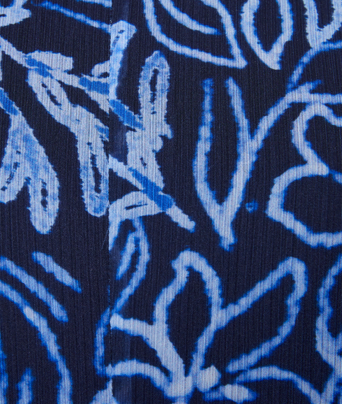 Anna Emina Chiffon Dress - Navy