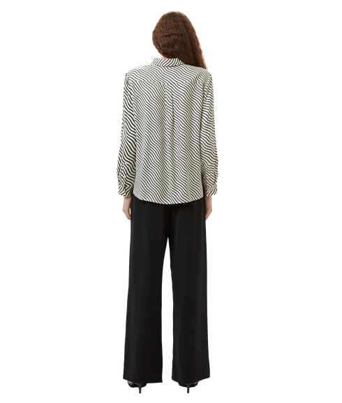 Candice Satin Stripe Shirt - Multi