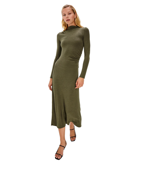 Margaret Dress - Heather Olive