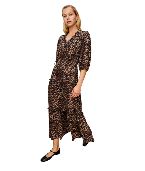 Caterine Dress - Brown Nala