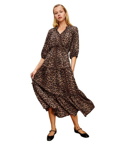 Caterine Dress - Brown Nala