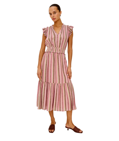 Garden Dress - Cardoba Stripe