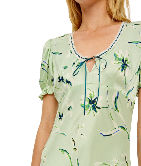 Allison Dress - Mint Linnea