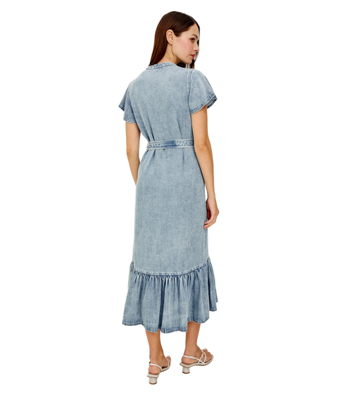Kahlo Dress - Faded Indigo