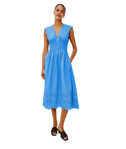 Roxanne Dress - Harbor Blue