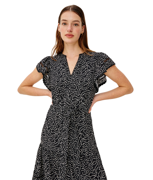 Gia Dress - Mini Chain Daisies
