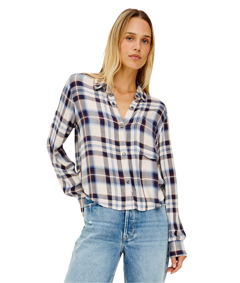 Malin Shirt - Ecru Midnight