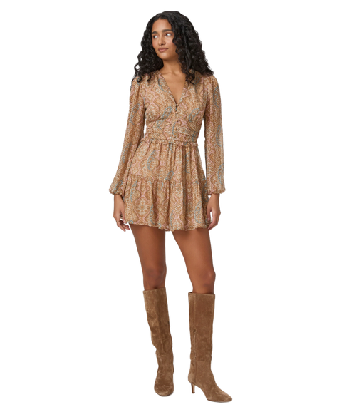 Florentine Dress - Honey Multi