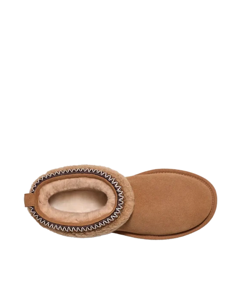 Women's Classic Ultra Mini Maxi Curly Boot - Brown
