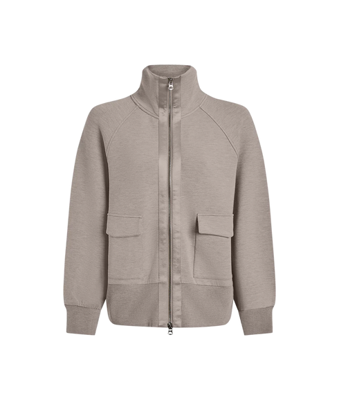 Roxbury Zip Through - Taupe Marl