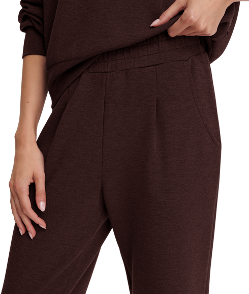 The Rolled Cuff Pant - Coffee Been