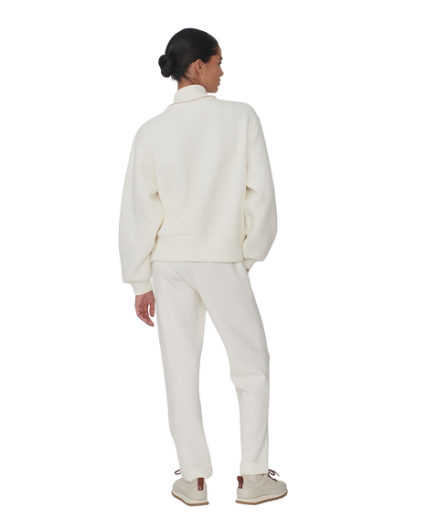Klaudia Fleece Jacket- Egret