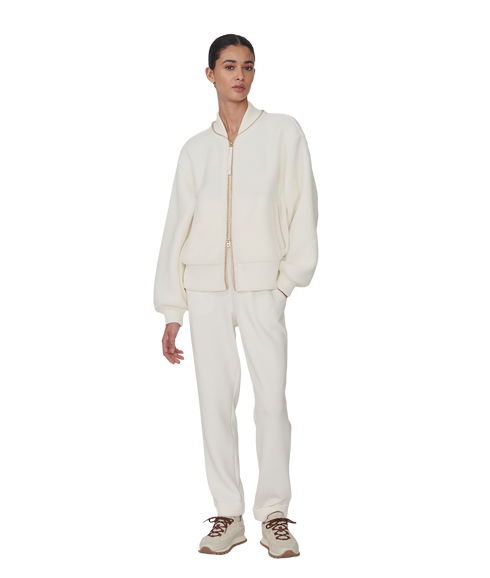 Klaudia Fleece Jacket- Egret