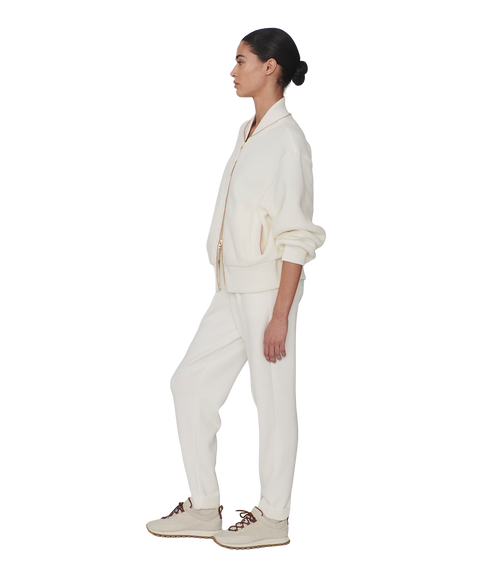Klaudia Fleece Jacket- Egret