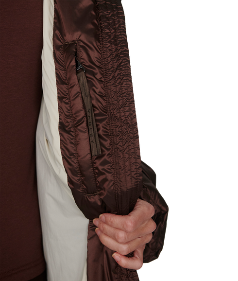 Ashfield Long Down Puffer - Dark Truffle Metallic