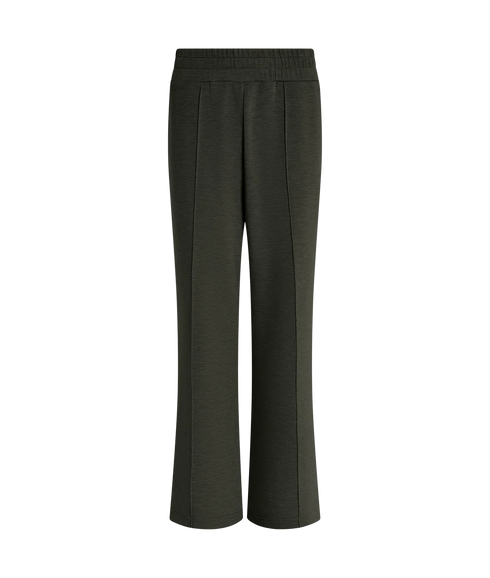 The Wide Leg Pant 30 - Olive Marl