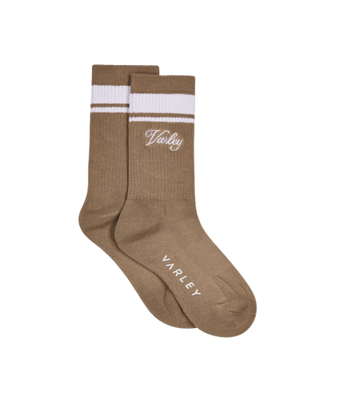 Lamar Club Stripe Sock - Desert Taupe