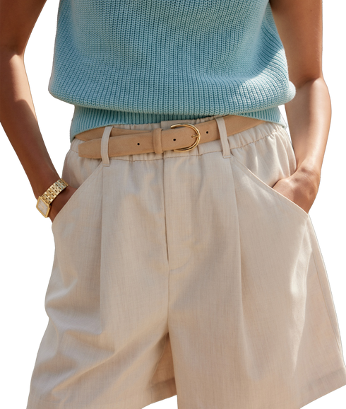Tansy Woven Short 3 - Ivory