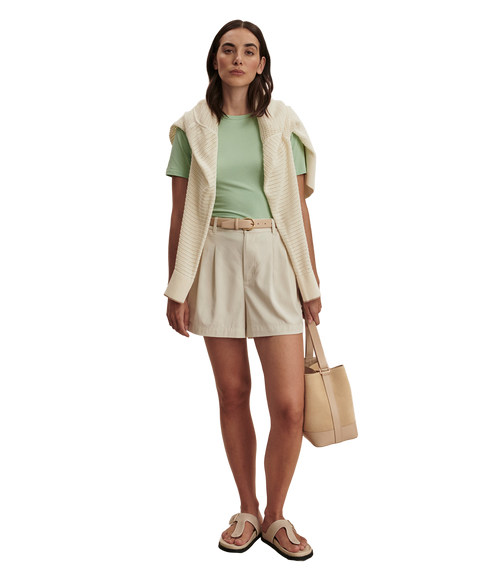 Tansy Woven Short 3 - Ivory