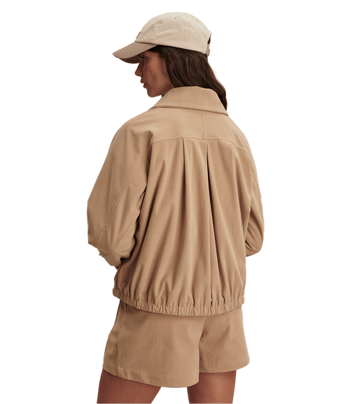 Nadina Blouson Jacket - Light Taupe