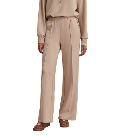 The Wide Leg Pant - Mushroom