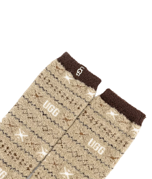 Leslie Graphic Crew Sock