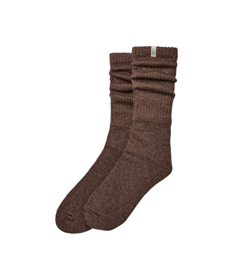 Tyla Slouchy Crew II Socks - Allspice
