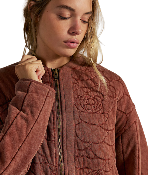 Rose Sweatshirt - Cinnamon