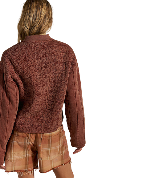 Rose Sweatshirt - Cinnamon
