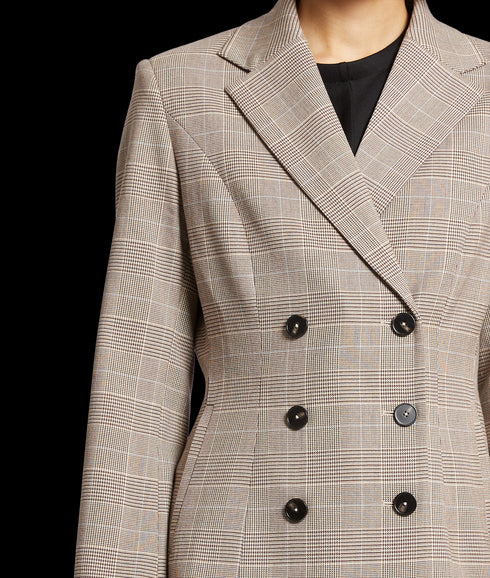 Chester Check Cinched Blazer